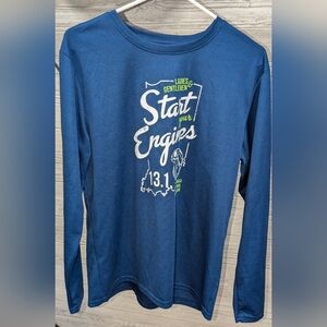 Men's size L blue Indy shirt